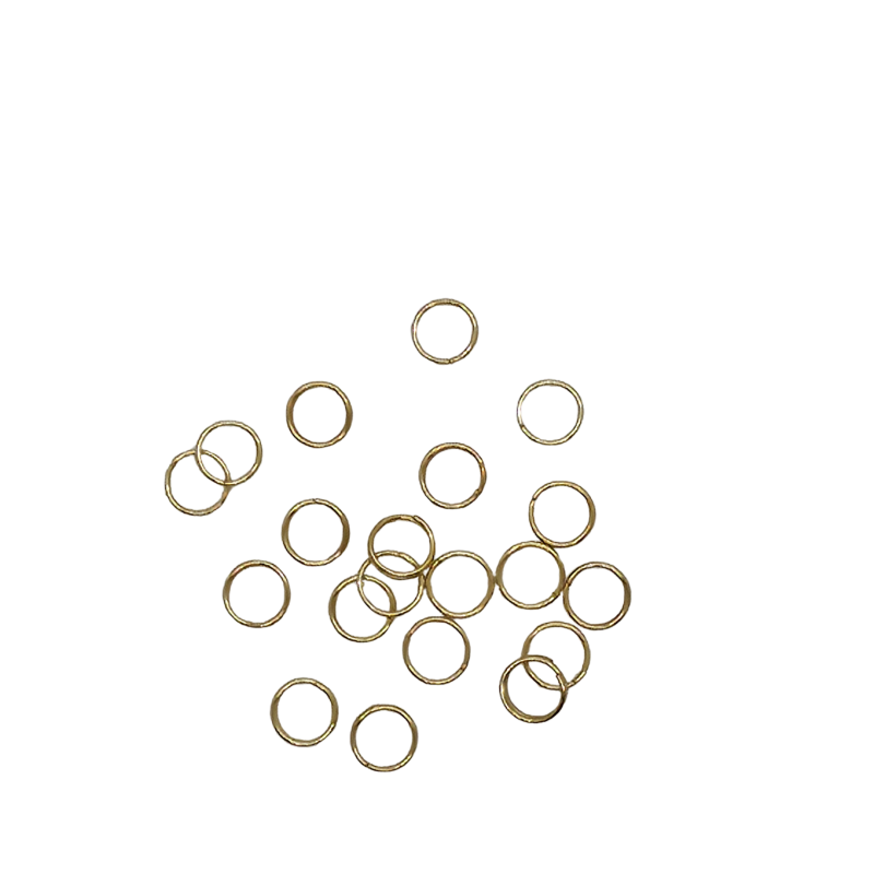 Splitringen goudkleurig