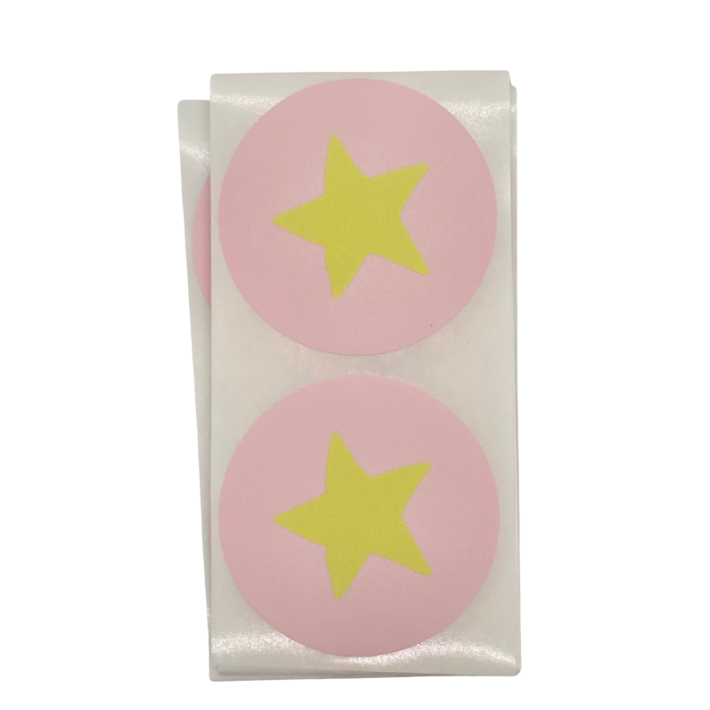 Ster roze/geel